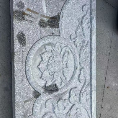 湖南芝麻白雕刻欄板雕花 湖南芝麻白雕刻欄板雕花